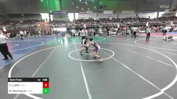 109 lbs Semifinal - Deven Lopez, Duran Elite vs Matthew Dominguez, Farmers WC