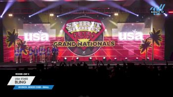 USA Starz - Bling [2024 L3 Senior Coed - Small Day 2] 2024 Spirit Sports Grand Nationals