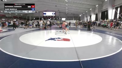 120 lbs Champ. Rd Of 16 - Nathanial Sanders, Red Cobra Wrestling Academy vs Gabe Marella