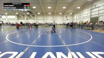 61 lbs Round Of 16 - Caius Geribo, Johnston vs Hendryx Walsh, Wrestlers Way