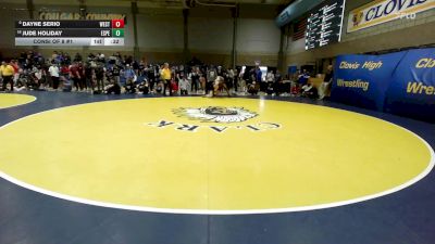 178 lbs Consi Of 8 #1 - Dayne Serio, West Aurora (IL) vs Jude Holiday, Esperanza