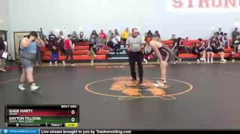 285 lbs Quarterfinal - Gage Marty, Solon vs Dayton Filloon, South Tama County