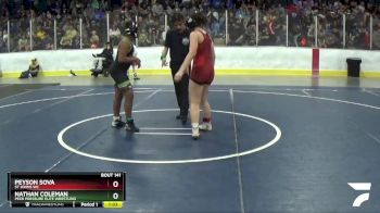 133 lbs Quarterfinal - Peyson Sova, St Johns WC vs Nathan Coleman, Peer Pressure Elite Wrestling