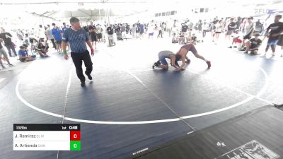 132 lbs Consi Of 16 #1 - Joseph Ramirez, El Modena vs Azyx Artienda, Chino Hills WC