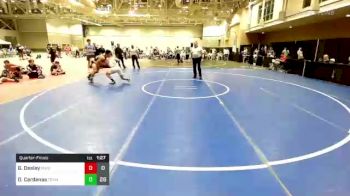 152 lbs Quarterfinal - Greg Deeley, MetroWest United vs Daniel Cardenas, Team Carnage