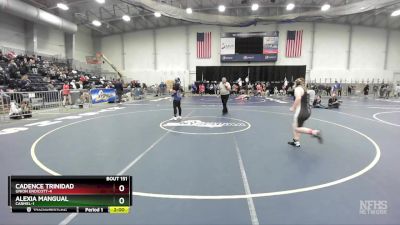 185 lbs Quarterfinal - Cadence Trinidad, Union Endicott-4 vs Alexia Mangual, Carmel-1