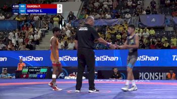 45 kg 1/8 Final - Pranjl Kangra, India vs Zharas Sovetov, Kazakhstan