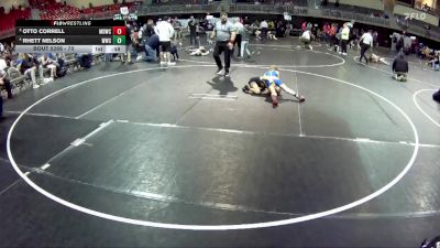 70 lbs 1st Place Match - Rhett Nelson, Wahoo Wrestling Club vs Otto Correll, Midwest Destroyers Wrestling Club