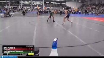 106 lbs Cons. Round 3 - Matthew Parthenakis, Riverbend vs Sam Parsons, Midlothian