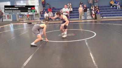 184 lbs Quarterfinal - Nate McDonald, Midland (Neb.) vs Mahonri Rushton, Northern Colorado