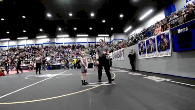 43 lbs Consi Of 8 #1 - Jerry Ivy, Ada Youth Wrestling vs Mark Misak, Clinton Youth Wrestling