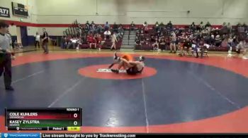 160 lbs Round 1 - Cole Kuhlers, Grissom HS vs Kasey Zylstra, Hoover