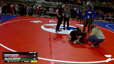 71 lbs Semifinal - Mason Dresser, Windy City Wrestlers vs Malachi Simmons, Sheridan Wrestling Club