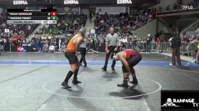 190 lbs Champ. Round 1 - Noah Gonzalez, SC Punisher vs Hudson Finney, Beloit WC