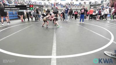 46 lbs Semifinal - Koen Goodin, Cowboy Wrestling Club vs Gavino Camarillo, Clinton Youth Wrestling