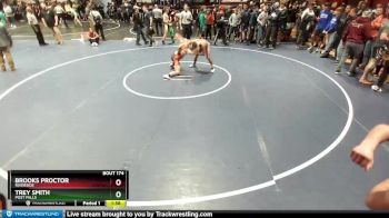 145 lbs Champ. Round 2 - Trey Smith, Post Falls vs Brooks Proctor, Riverside