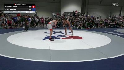 79 lbs Champ. Round 2 - Dawson Bond, SWIFT Wrestling Club vs Jed Wester, Minnesota - RTC