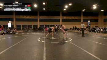 157 lbs Rd Of 16 - Drayden Morton, California Baptist University vs Cameron Catrabone, Michigan