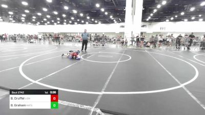 61 lbs Consi Of 4 - Brantley Druffel, Lionheart WC vs Bridger Graham, Matsu Matmen