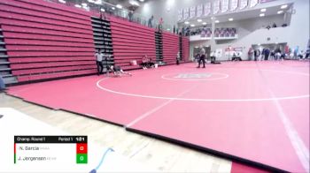 120 lbs Champ. Round 1 - Nicholas Garcia, Marmion Academy vs Jaxon Jorgenson, Mt. Carmel