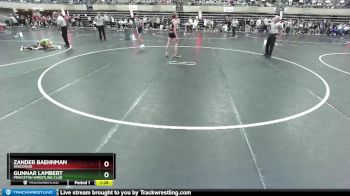 112 lbs Cons. Round 1 - Zander Baehnman, Wisconsin vs Gunnar Lambert, Princeton Wrestling Club