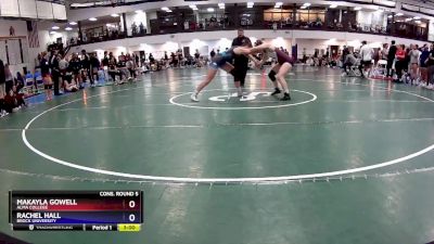 145B Cons. Round 5 - Rachel Hall, Brock University vs MaKayla Gowell, Alma College