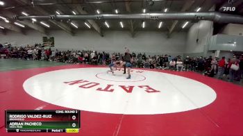 106 lbs Cons. Round 2 - Rodrigo Valdez-Ruiz, Broomfield vs Adrian Pacheco, Vista Peak