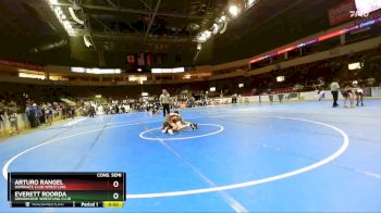 98 lbs Cons. Semi - Arturo Rangel, Dominate Club Wrestling vs Everett Roorda, Grindhouse Wrestling Club