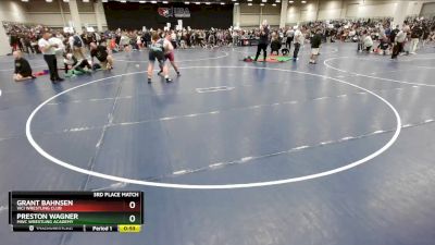 285 lbs 3rd Place Match - Grant Bahnsen, Vici Wrestling Club vs Preston Wagner, MWC Wrestling Academy