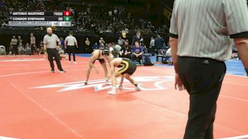 138 Class 4 lbs Champ. Round 1 - Antonio Martinez, Fort Osage vs Connor Stephans, Eureka