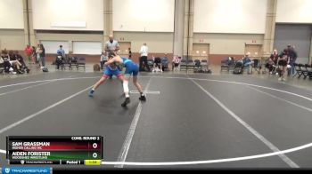 115 lbs Cons. Round 2 - Sam Grassman, Higher Calling WC vs Aiden Forister, Woodshed Wrestling