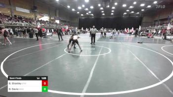 106 lbs Semifinal - Bronx Shanley, Steel City Reloaded WC vs Bryson Davis, Dove Creek