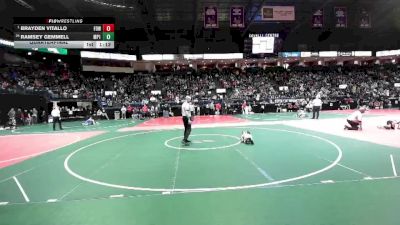 55 lbs Quarterfinal - Brayden Vitallo, FOWCA vs Ramsey Gemmell, MP1