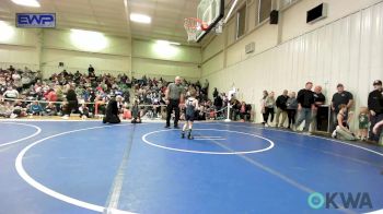 46 lbs Semifinal - Noah Allison, Pocola Youth Wrestling vs Weston Kellett, Greenwood Wrestling Academy