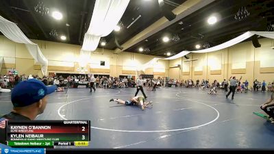 98+ Quarterfinal - Kylen Neibaur, Bonneville Idaho Wrestling Club vs Kaynen O`Bannon, Elite Wrestling