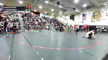 157 lbs Champ. Round 2 - Nestor Corona, Palm Springs vs Hutton Steele, Santa Margarita