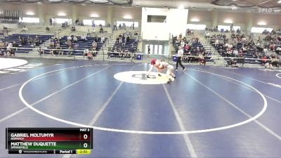 165 lbs Champ. Round 2 - Matthew Duquette, Springfield vs Gabriel Moltumyr, Norwich