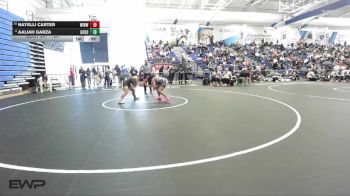 130 lbs Cons. Semi - Aaliah Garza, Garden City vs Nayelli Carter, Wichita-Northwest HS