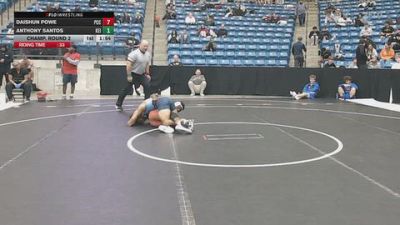 149 lbs Champ. Round 2 - Anthony Santos, Keiser University vs Daishun Powe, Pratt Community College