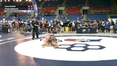 138 lbs Cons. Sub-rd Of 32 - Isaac Brown, Ohio vs Ryker Eberhart, Iowa