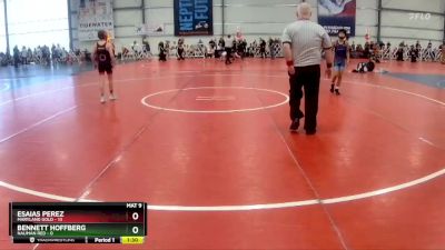 88 lbs Rd# 7- 10:45am Saturday Final Pool - Bennett Hoffberg, Nauman Red vs Esaias Perez, Maryland GOLD