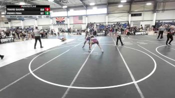 123 lbs Quarterfinal - Travis Gauvin, Bear Cave vs Pedro Pena, Rby Wc