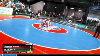 1 lbs Quarterfinal - Lawrence Nugent, St. Anne-Pacelli vs Kacen Taylor, Social Circle