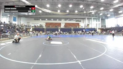 141 lbs Cons. Round 2 - Logan Banks, Utica vs David Cordero, Oswego State