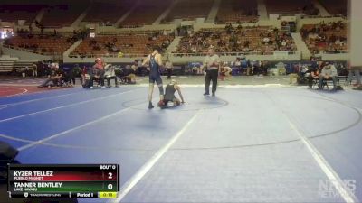 D2-106 lbs Cons. Round 2 - Tanner Bentley, Lake Havasu vs Kyzer Tellez, Pueblo Magnet