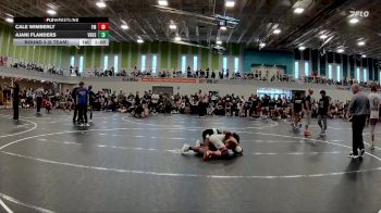 106 lbs Round 3 (6 Team) - Cale Wimberly, Funky Monkey vs Ajani Flanders, VSUS Athletics RTC