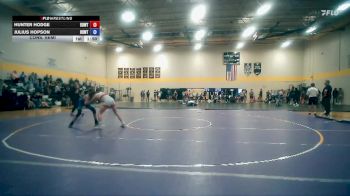 120 - 126 lbs Cons. Semi - Julius Hopson, Purler Wrestling Club vs Hunter Hodge, Unattached