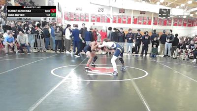 113 lbs 5th Place - Jayden Martinez, North Andover vs Luke Dwyer, Xaverian