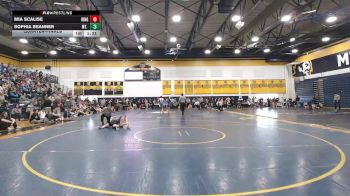 118 lbs Quarterfinal - Mia Scalise, Ringgold vs Sophia Beanner, Mt. Lebanon