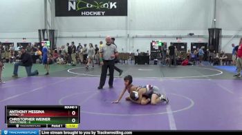 64 lbs Round 5 (10 Team) - Christopher Weiner, Terps Xtreme vs Anthony Messina, M2TCNJ